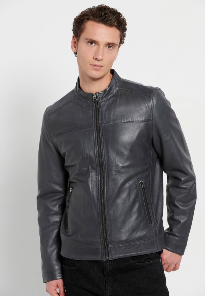 Ανδρικό δερμάτινο jacket (Sheepskin)