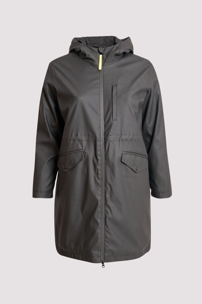 Αδιάβροχο Rain Jacket με φλούο λεπτομέρειες