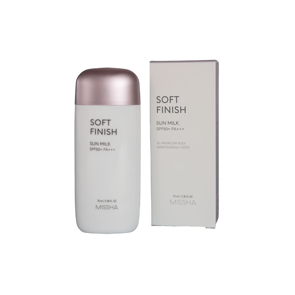 Missha All-around Safe Block Soft Finish Sun Milk (SPF 50+ PA+++)