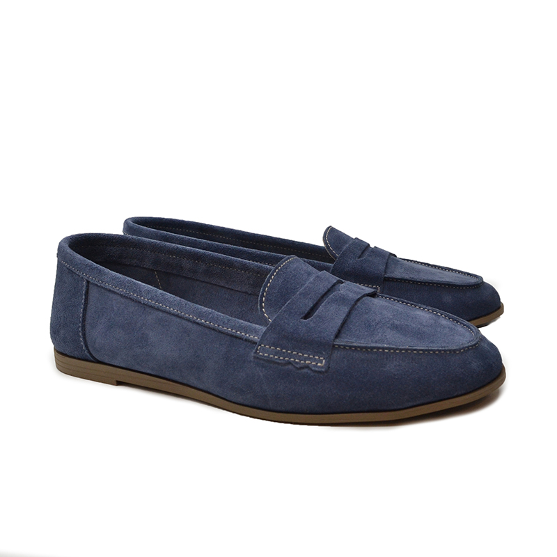 HAWKINS LOAFER 620002-F NAVY SUEDE