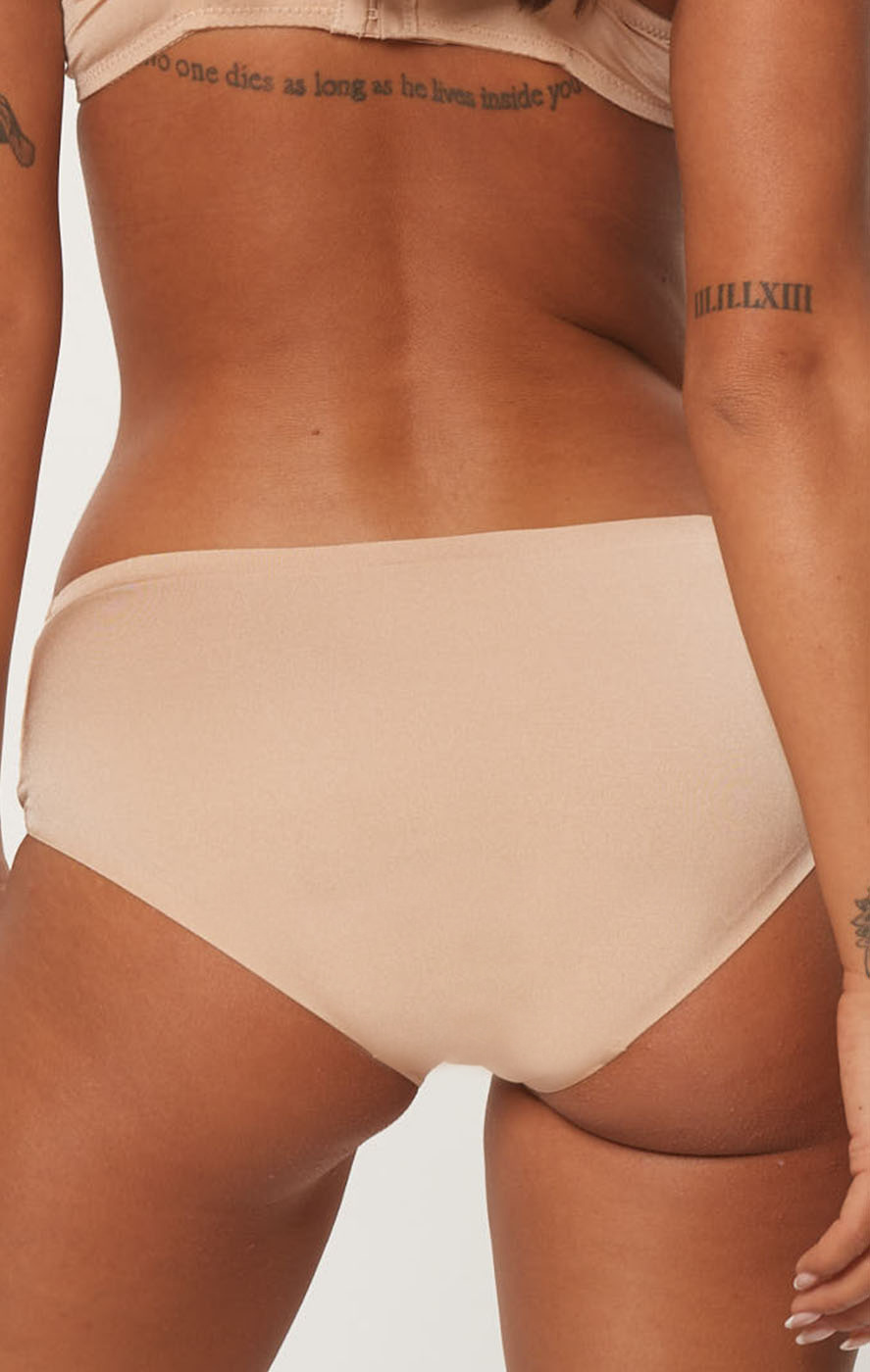 Κιλοτάκι Boxer Seamless Laser Cut - Μπεζ - LC6708-2-Μπεζ-XL