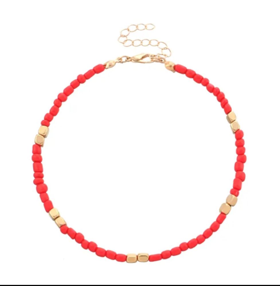 Anklet Fiesta Red