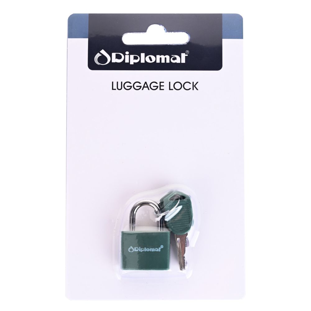 TSA Κλειδαριά με Κλειδί Diplomat Accessories Collection ACLOCK-2 Πράσινο