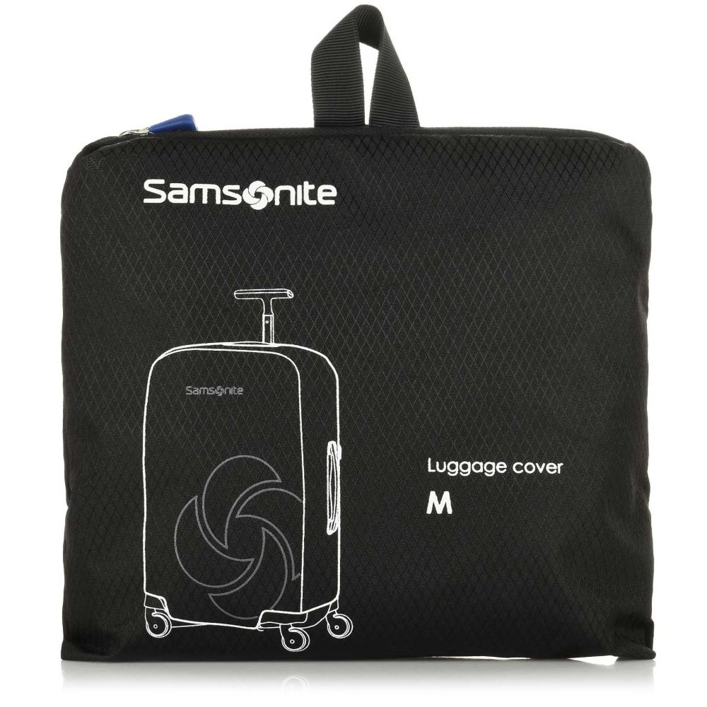 Κάλυμμα Βαλίτσας Samsonite Foldable Luggage Cover Μedium 121224-1041 Black