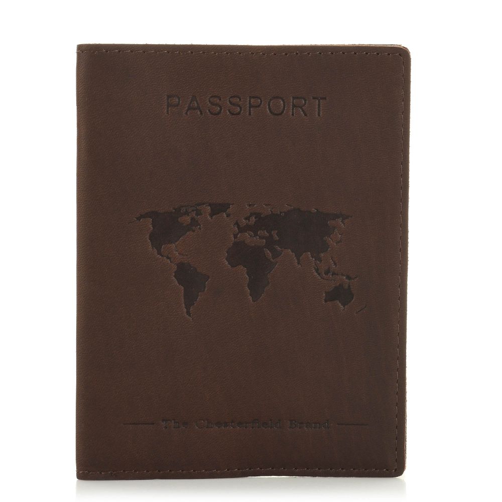 Δερμάτινη Θήκη Διαβατηρίου The Chesterfield Brand Passport Case C08.0488 01 Brown