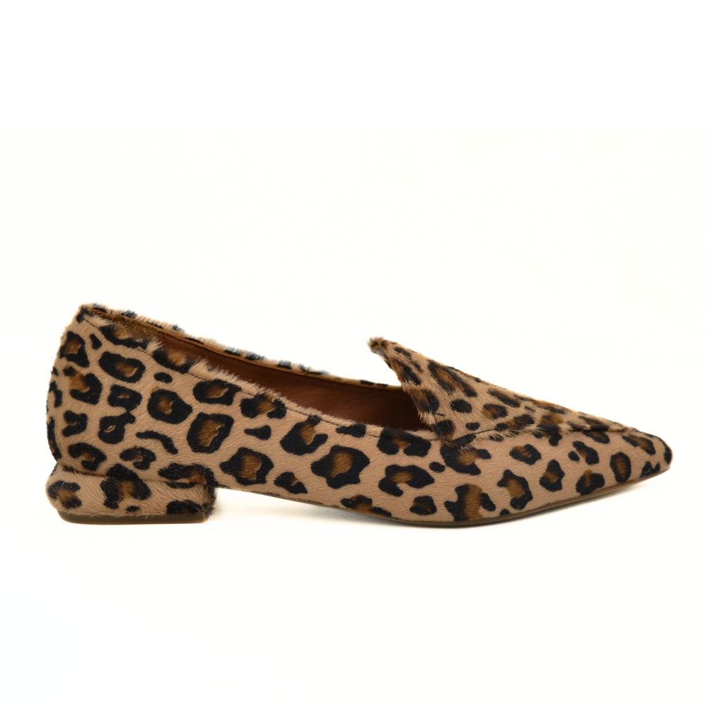 HAWKINS ΓΥΝΑΙΚΕΙΟ ΔΕΡΜΑΤΙΝΟ LOAFER PAR46 LEOPARD