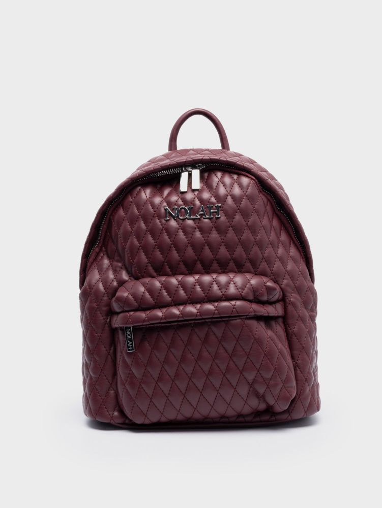 NOLAH ΓΥΝΑΙΚΕΙΟ BACKPACK KOKOON BURGUNDY SILVER