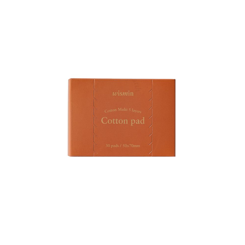 WISMIN Cotton Multi 5 Layers Cotton Pads