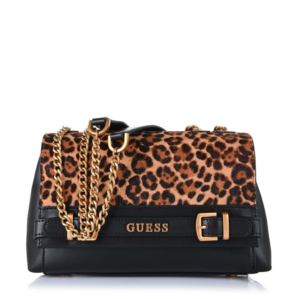 Τσαντάκι Ώμου-Χιαστί Guess Sestri LH898521 Leopard