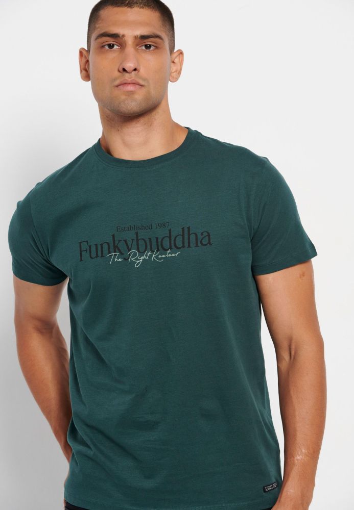 T-shirt με Funky Buddha τύπωμα