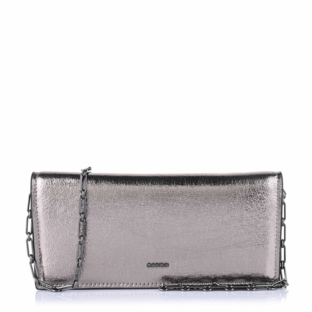 Τσαντάκι Χιαστί Calvin Klein Glow Chain Mini Bag Metallic K60K612698 PE6