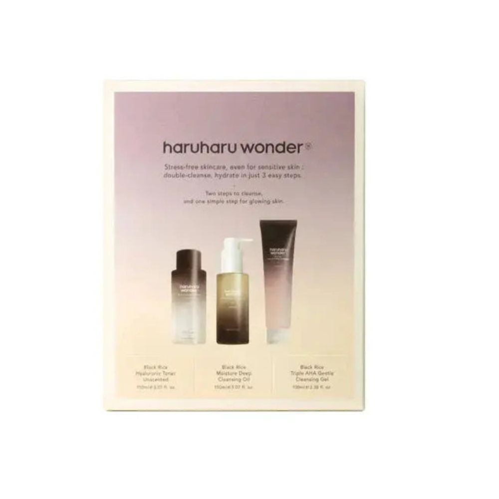 Haruharu WONDER Cleanse and Glow Set