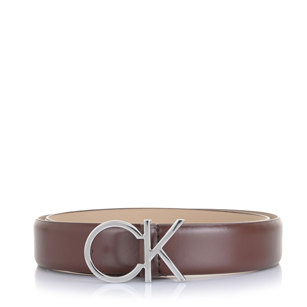 Δερμάτινη Ζώνη Calvin Klein Re-Lock Logo 30mm K60K610157 HJM