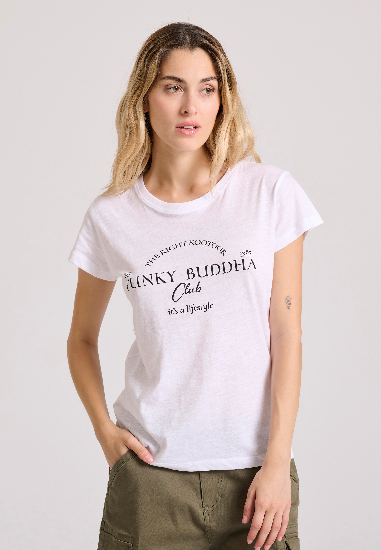 Γυναικείο t-shirt με Funky Buddha τύπωμα