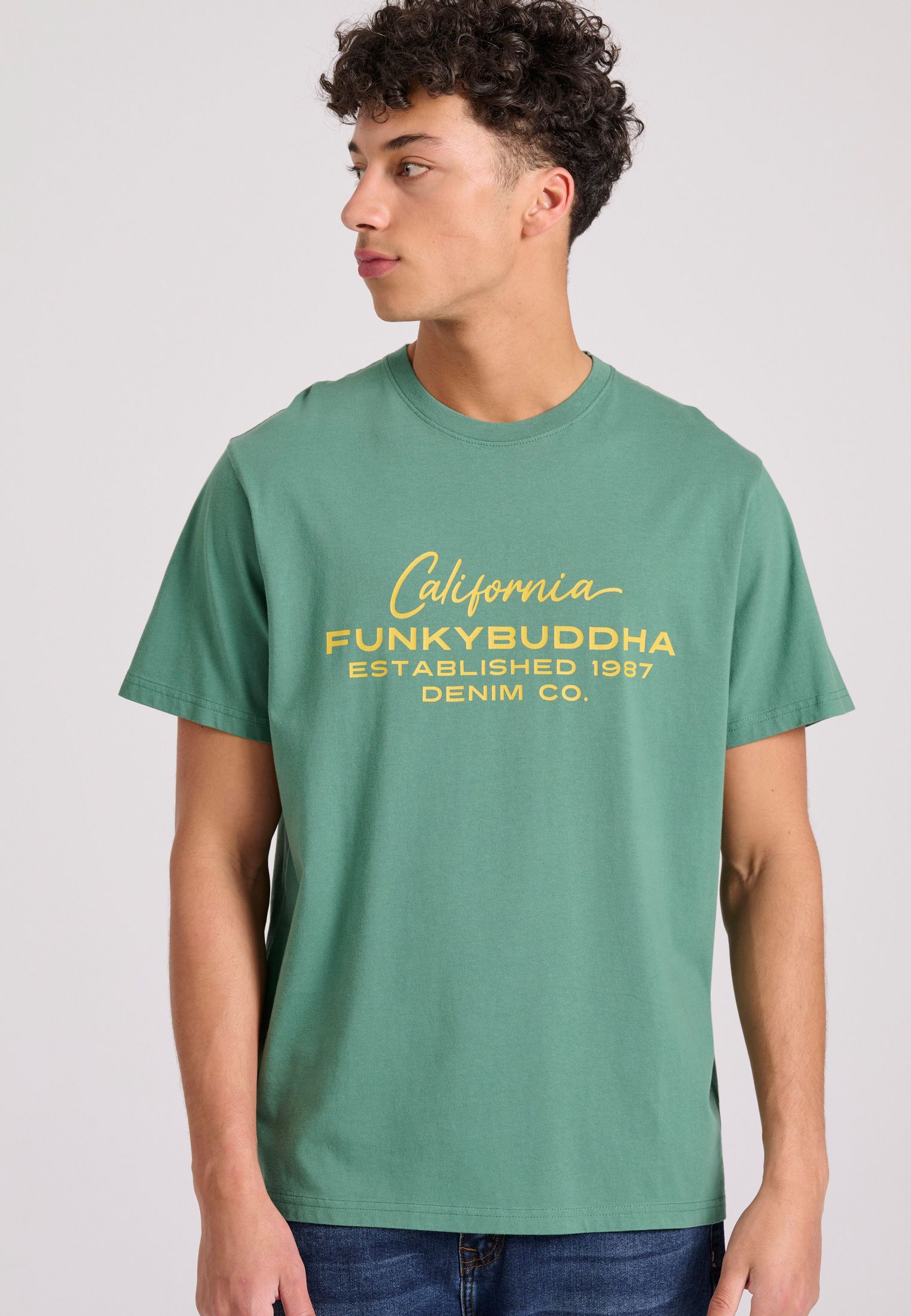 T-shirt με Funky Buddha τύπωμα