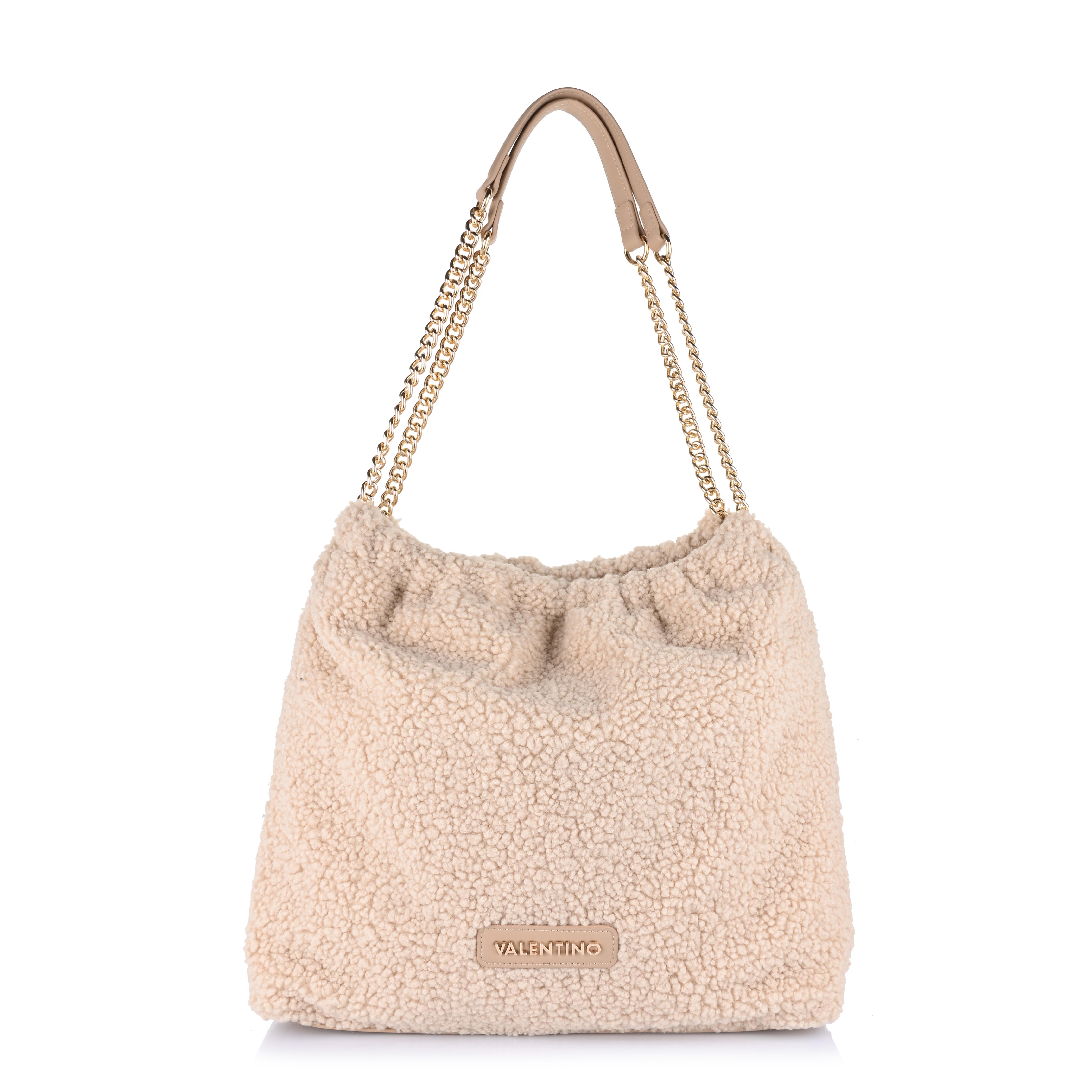 Tote Τσάντα Valentino VBS8DO07PLC Qube 005 Beige