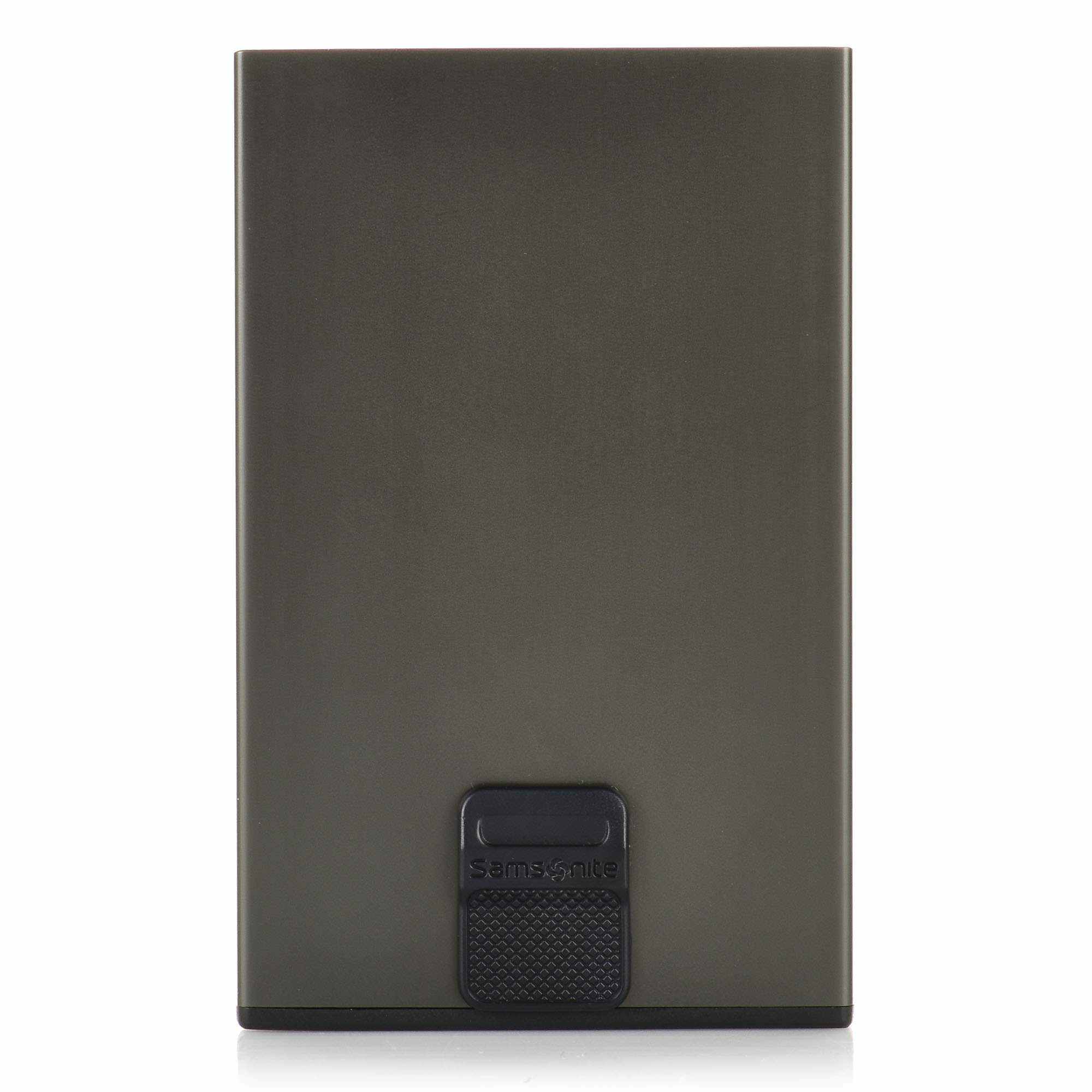 Slide-Up Μεταλλική Καρτοθήκη Samsonite Alu Fit 201 - Slide-Up Case RFID 133888-1009 Anthracite