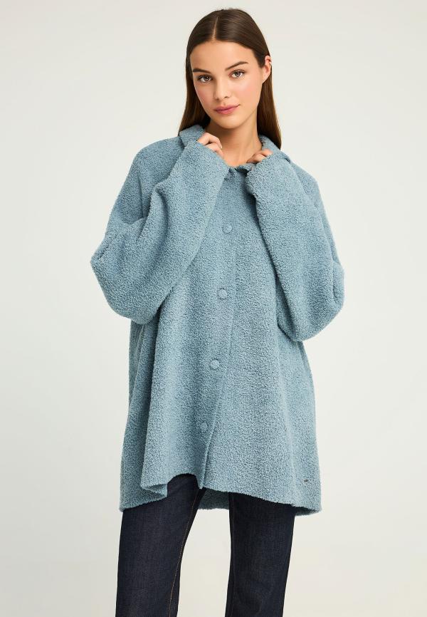 Γυναικεία ζακέτα σε fleece ύφανση με κουμπιά