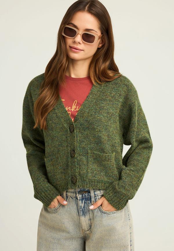 Γυναικεία wool blend ζακέτα