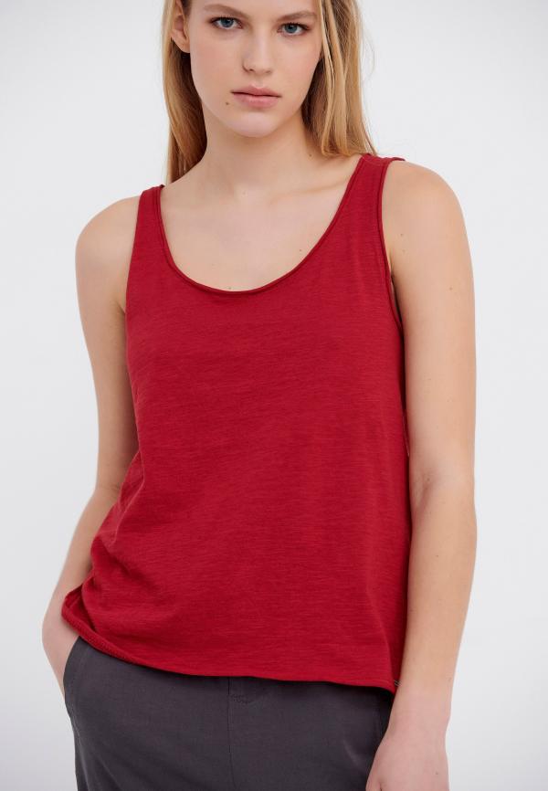Βαμβακερό μονόχρωμο tank top