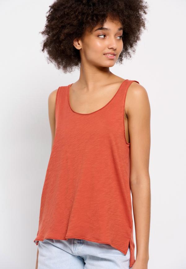 Βαμβακερό μονόχρωμο tank top