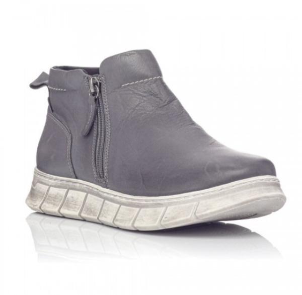 Γυναικείο ανατομικό δερμάτινο μποτάκι Safe Step PH4926